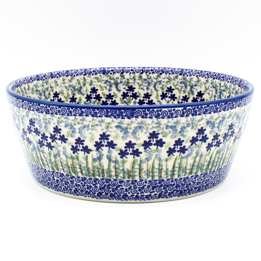 Magda Bowl-Shallow in Alpine Blue