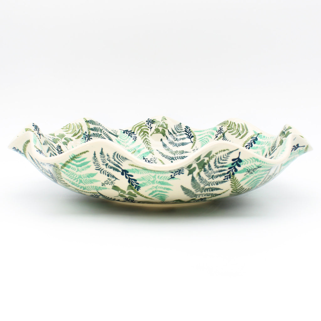Fluted Pasta Bowl in Ferns
