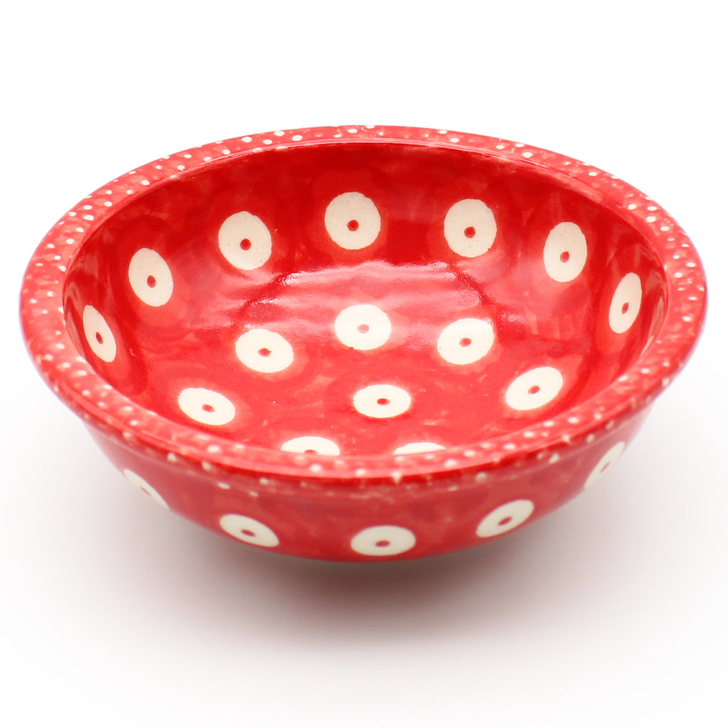 Shallow Soy Bowl in Red Tradition