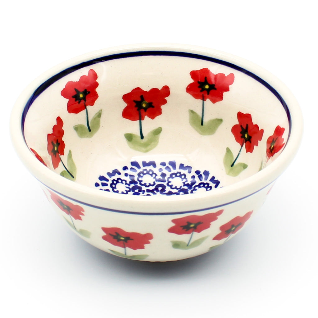 Spice & Herb Bowl 8 oz in Red Daisy