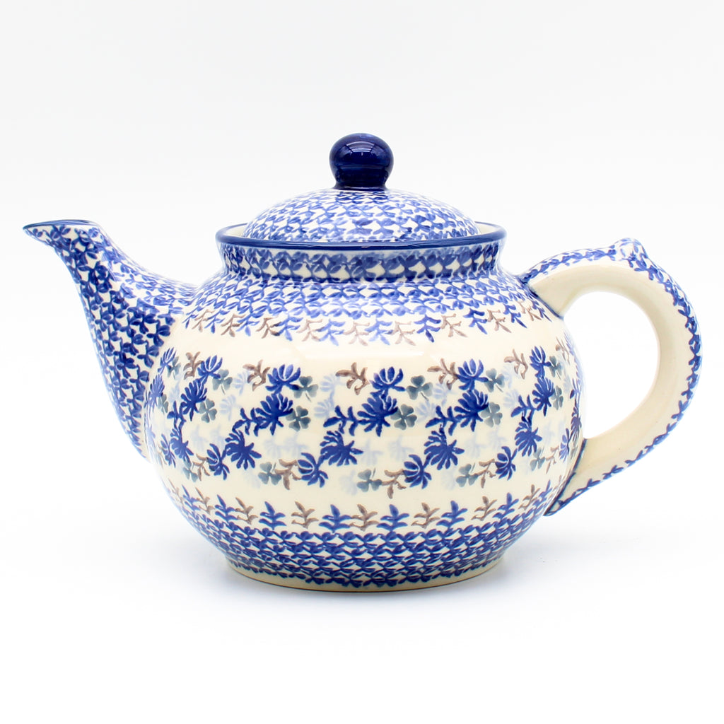 Afternoon Teapot 1.5 qt in Blue Thistle