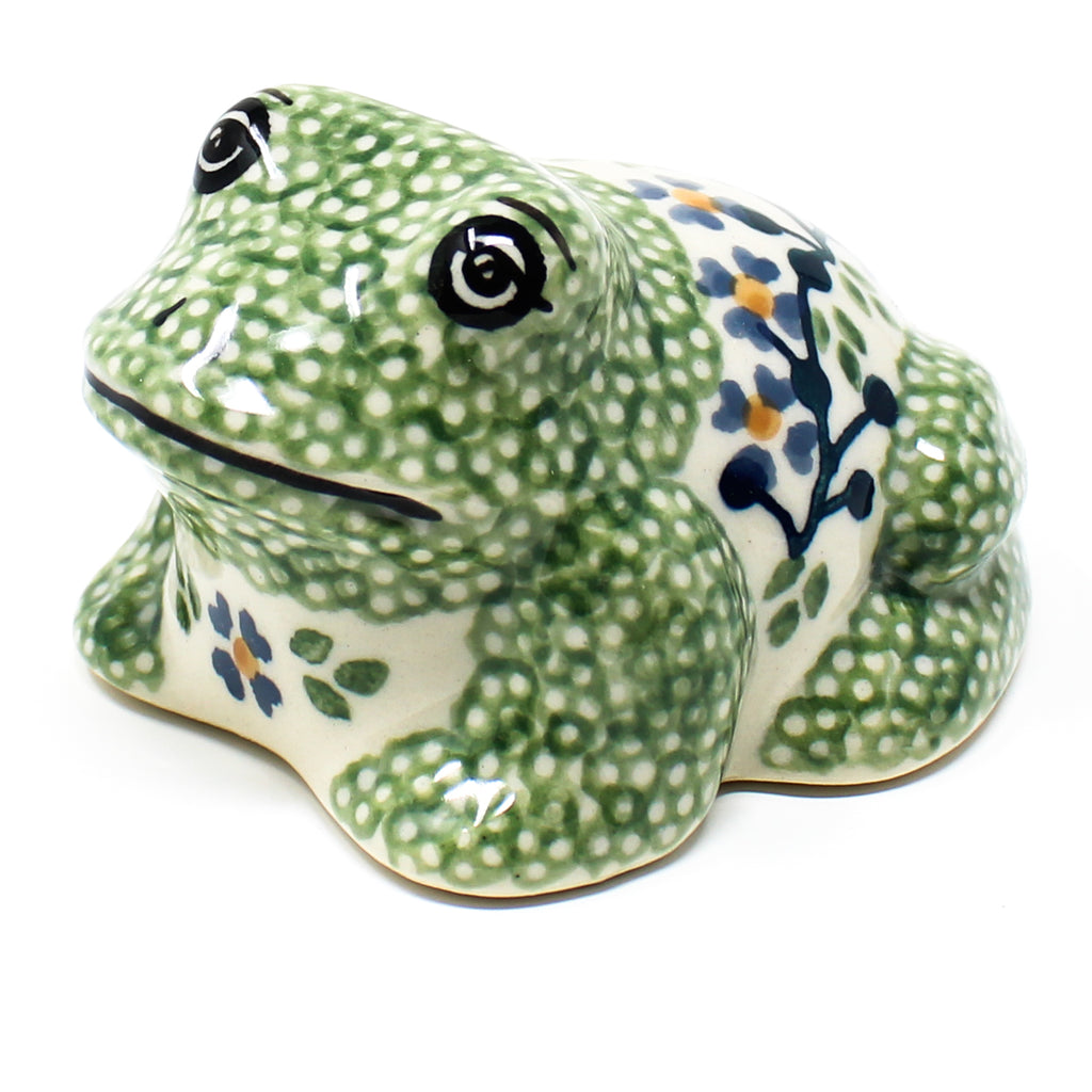 Sm Garden Frog-Miniature in Blue Meadow