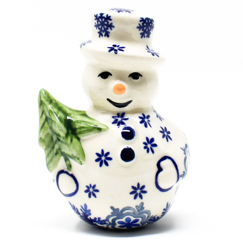 Snowman New-Ornament in Blue Winter
