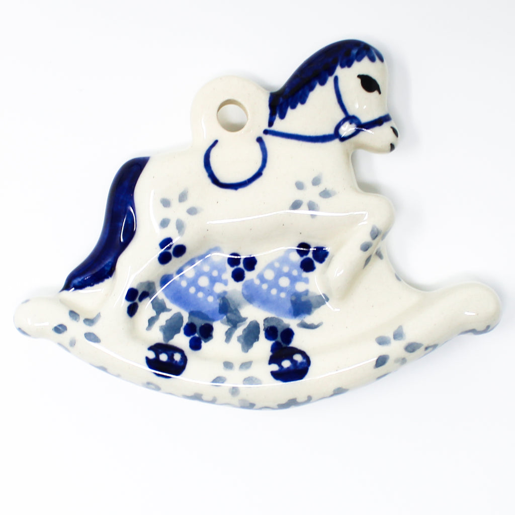 Rocking Horse-Ornament in Holiday Bells