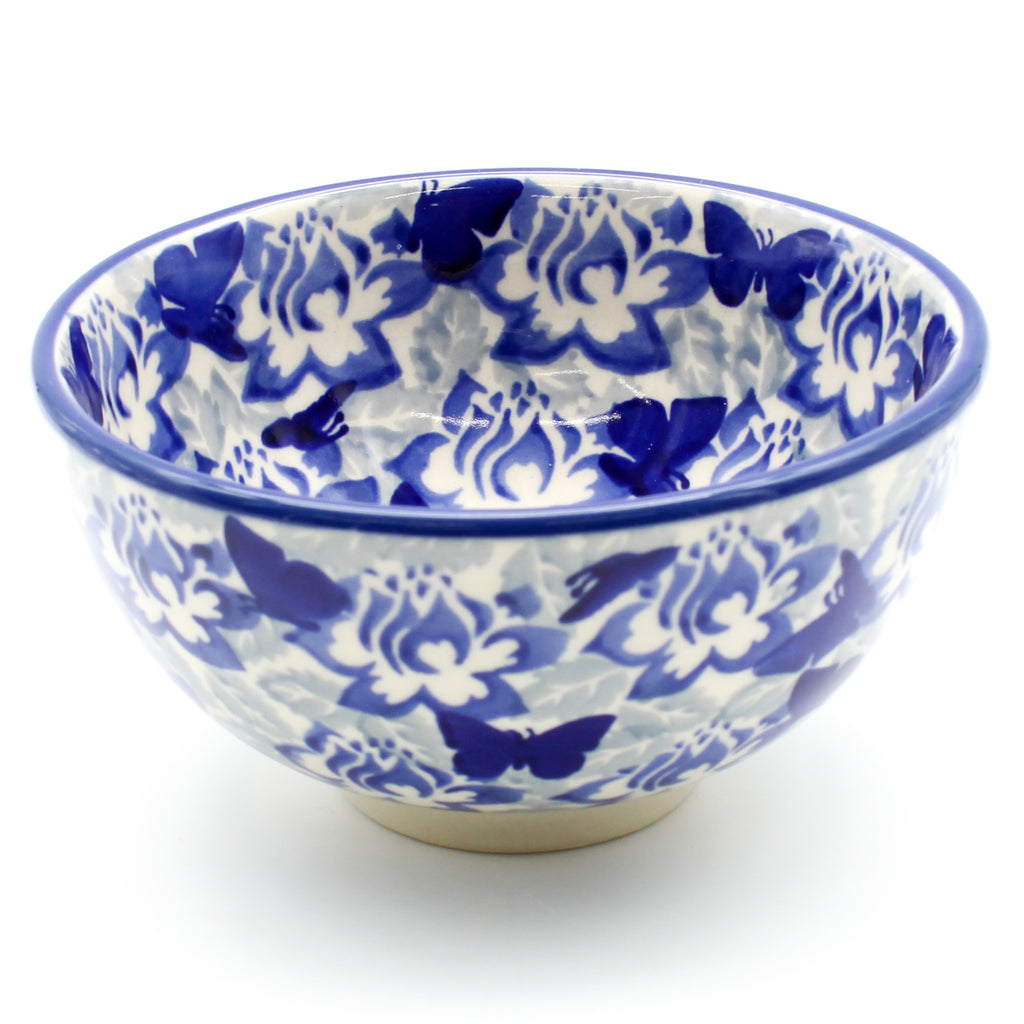 Rice Bowl in Blue Butterfly