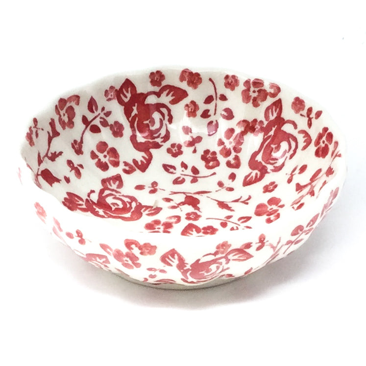 Sm Shell Bowl 4.5" in Antique Red
