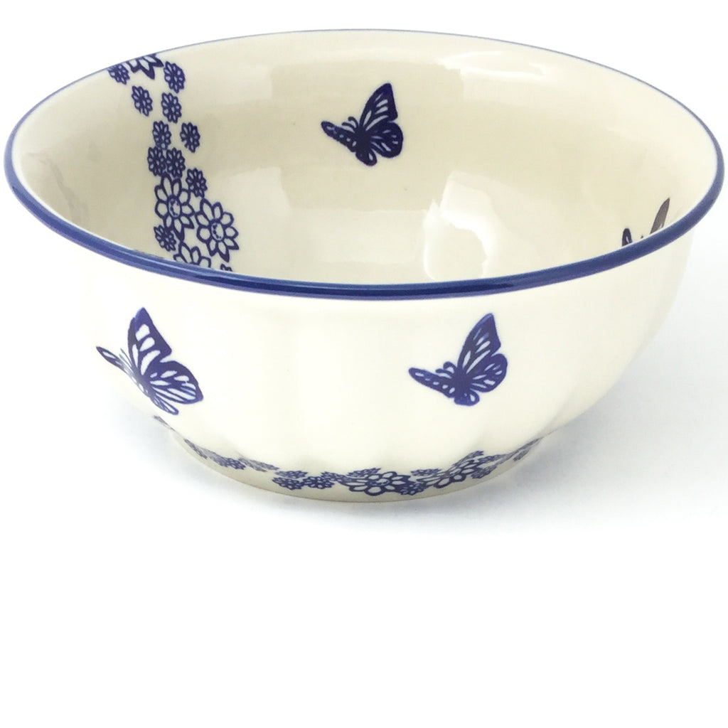 Scalloped Bowl 64 oz in Butterfly