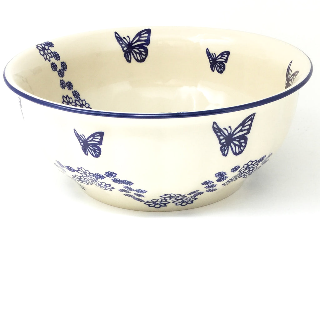 Scalloped Bowl 128 oz in Butterfly