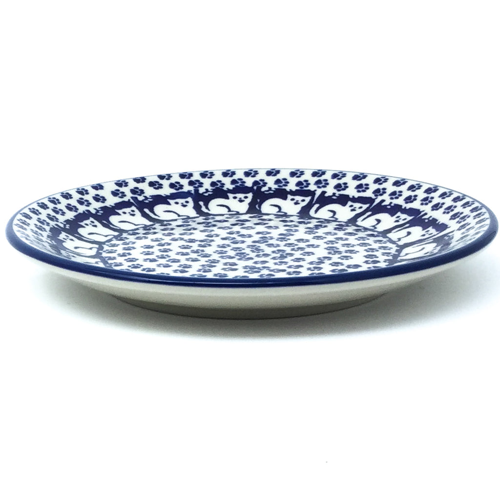 Luncheon Plate in Blue Cats