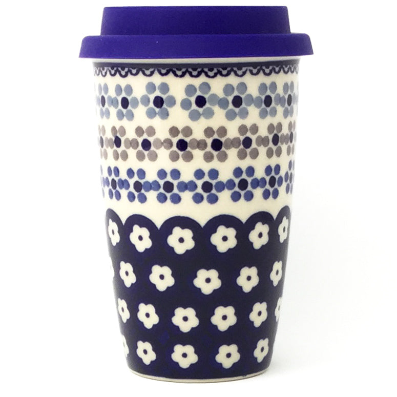 Travel Cup 14 oz in Simple Daisy