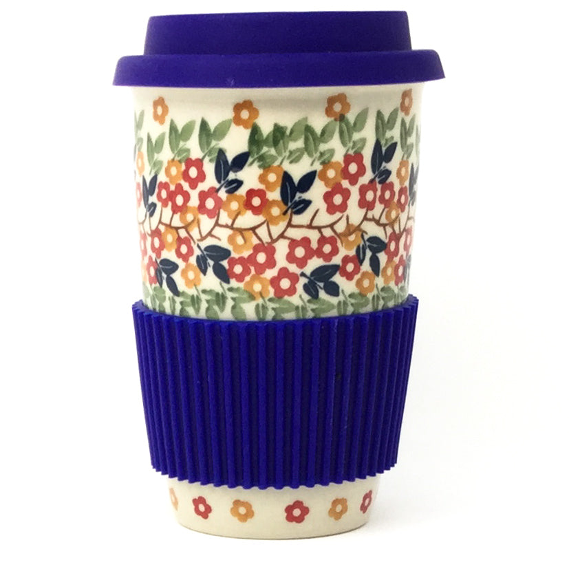 Travel Cup 14 oz in Tiny Flowers