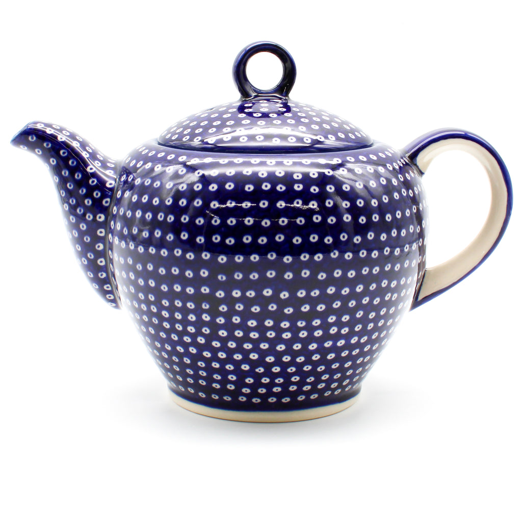 Victorian Teapot 1.75 qt in Blue Elegance