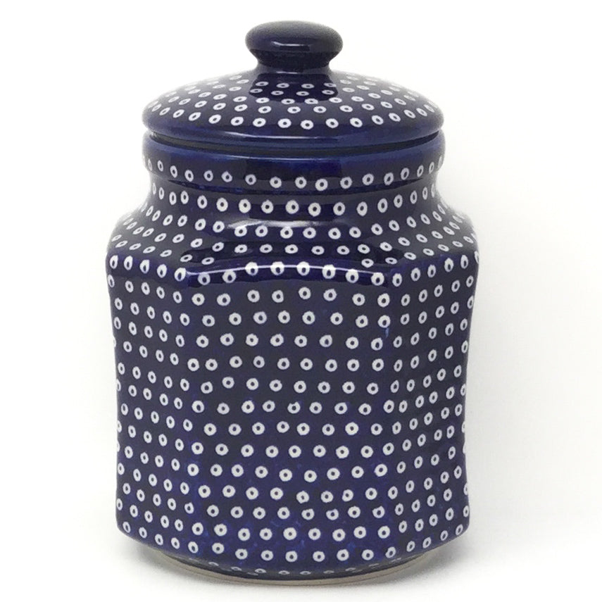 Sm Airtight Canister in Blue Elegance