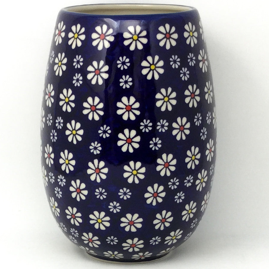 Bouquet Vase in Flowers on Blue