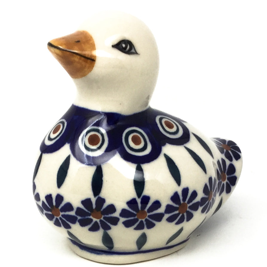 Lg Duck-Miniature in Peacock