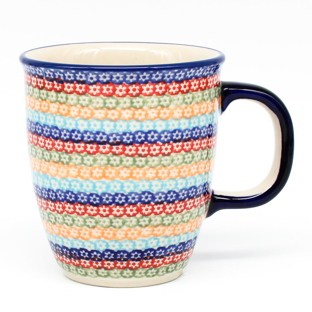 Bistro Cup 10.5 oz in Multi-Colored Flowers