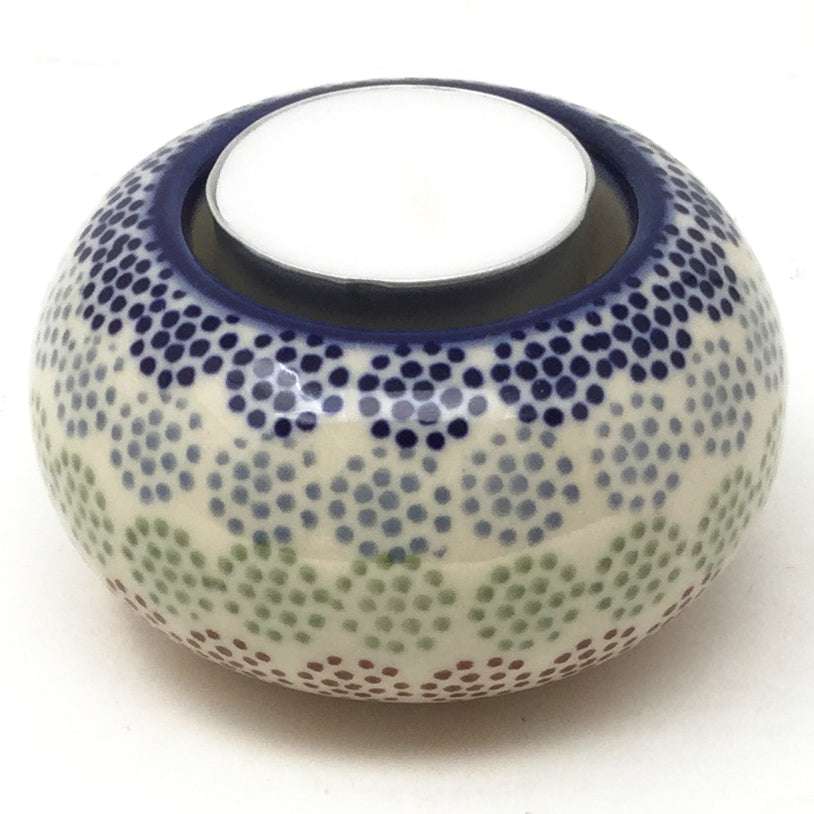 Votive Candle Holder in Modern Dots