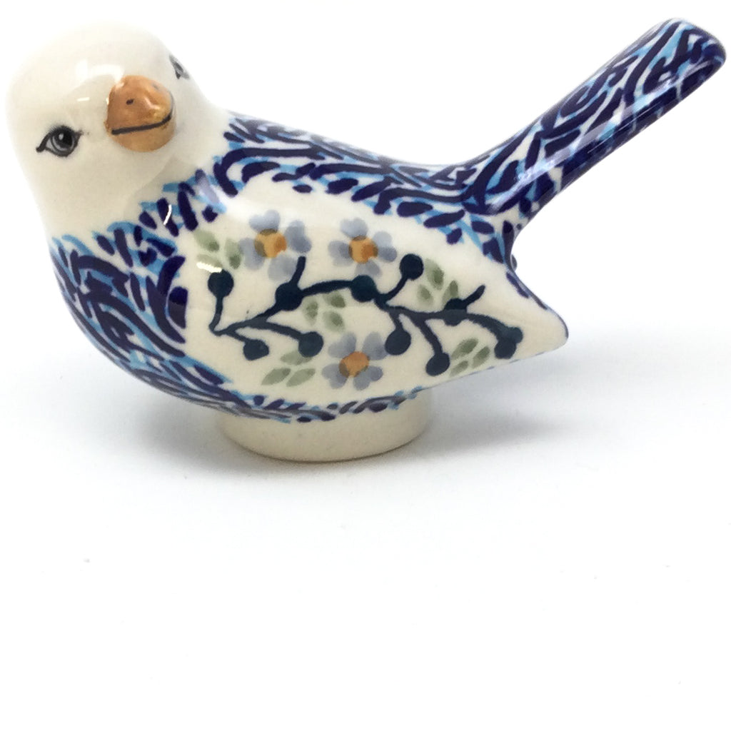 Bird-Miniature in Blue Meadow