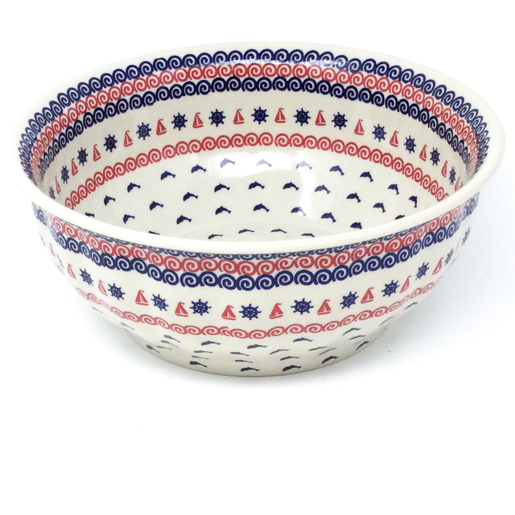 Scalloped Bowl 128 oz in Blue Helm
