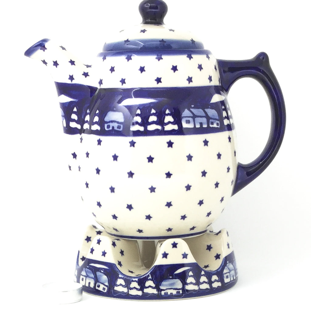 Tall Teapot 2 qt in Winter
