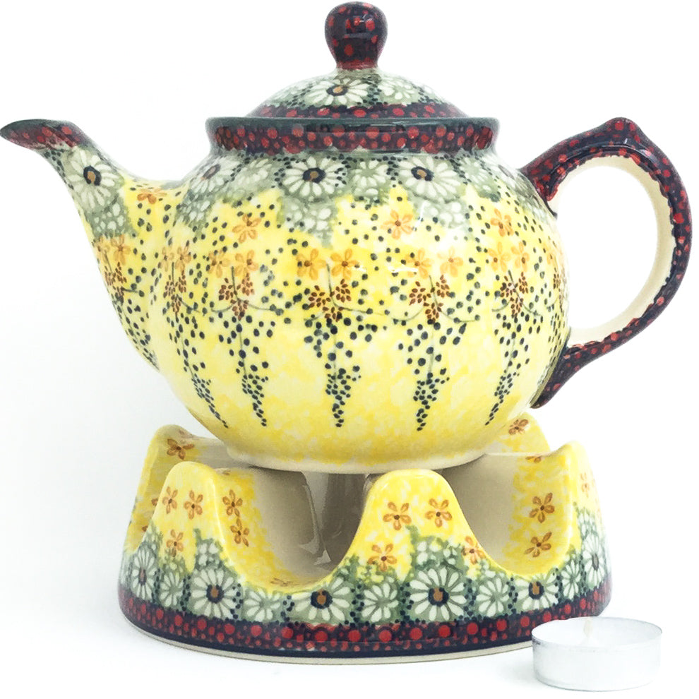 Morning Teapot 1 qt in Cottage Decor