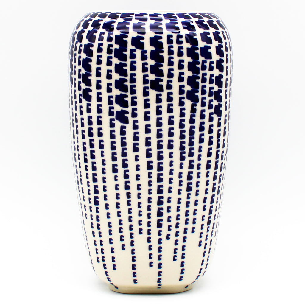 Sm Modern Vase in Blue Rain
