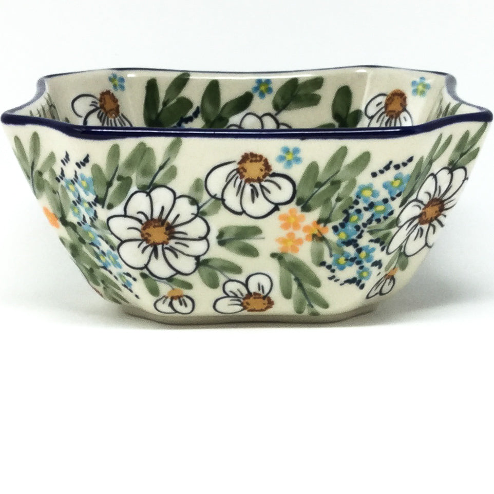 Square Soup Bowl 16 oz in Spectacular Daisy