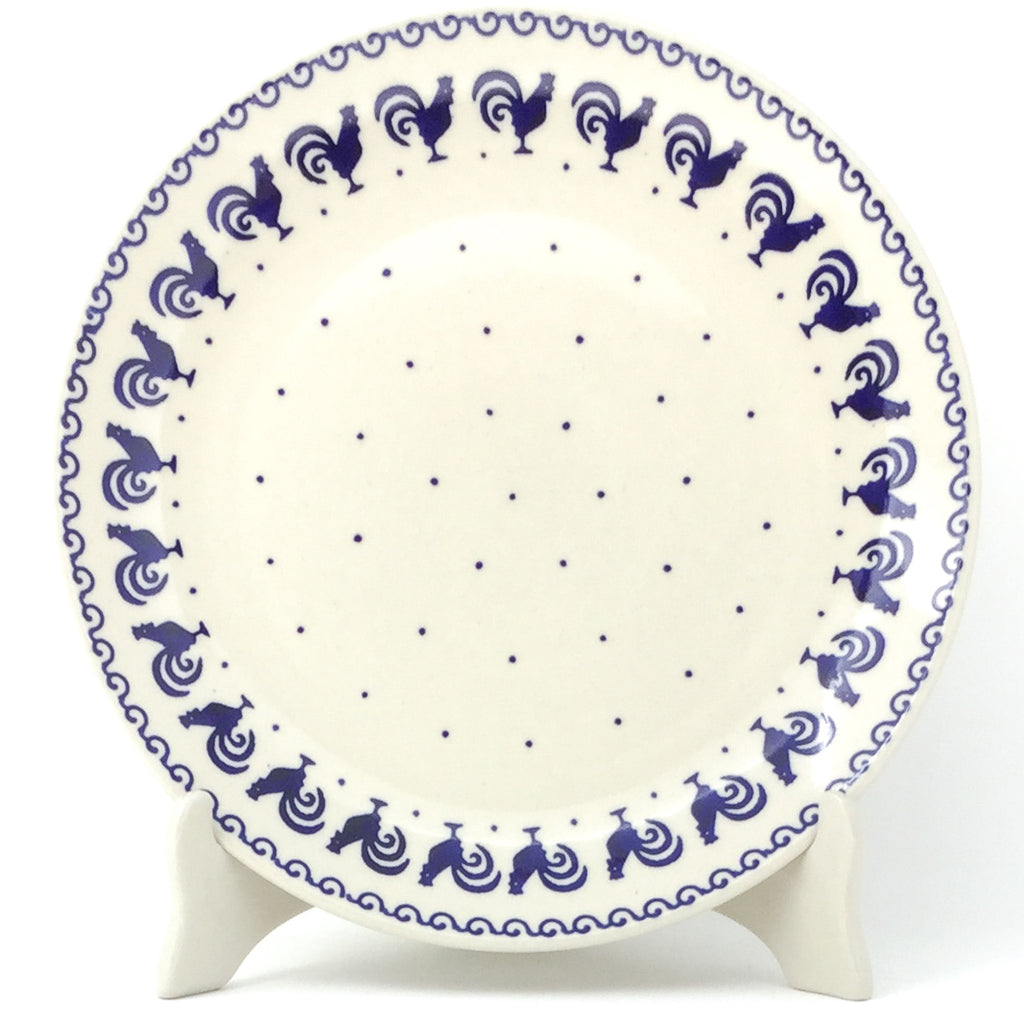 Dinner Plate 10" in Blue Roosters