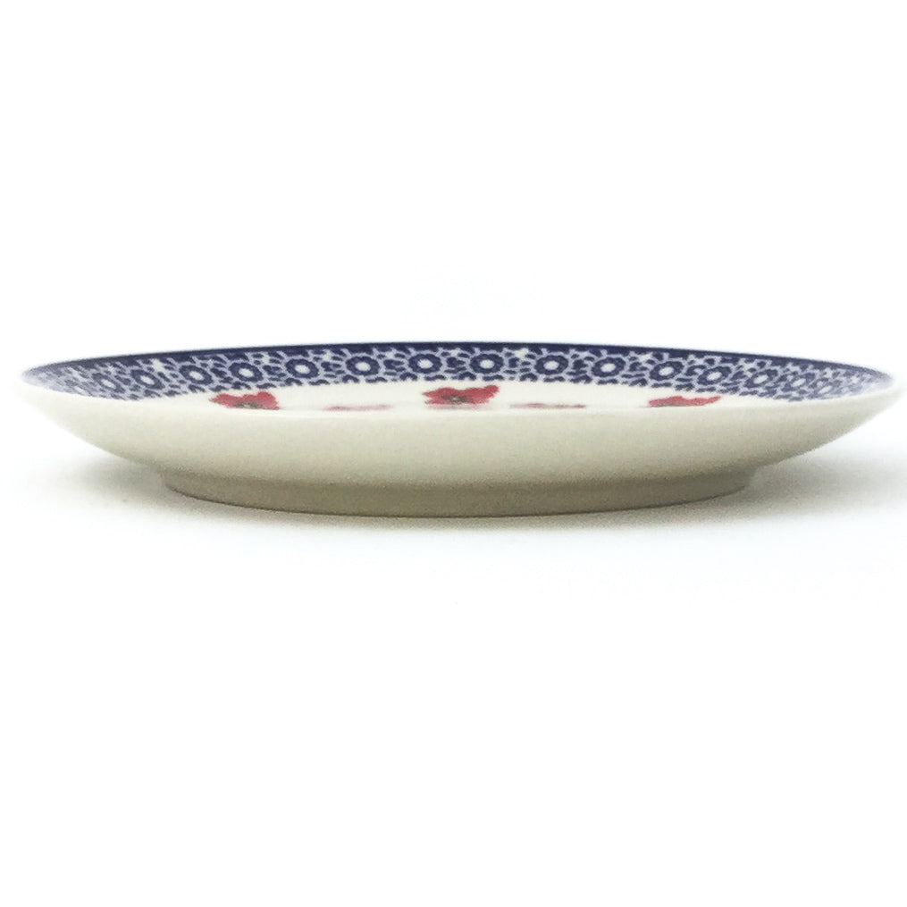 Luncheon Plate in Red Daisy