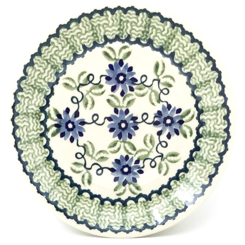 Bread & Butter Plate in Blue & Green Flowers