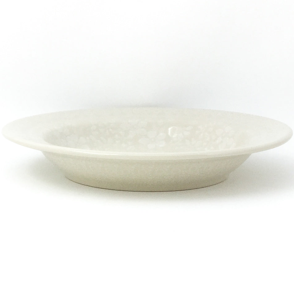Soup Plate in White on White