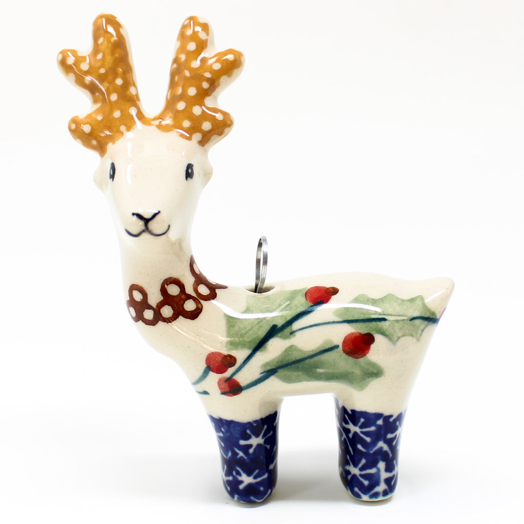 Reindeer-Ornament in Holly