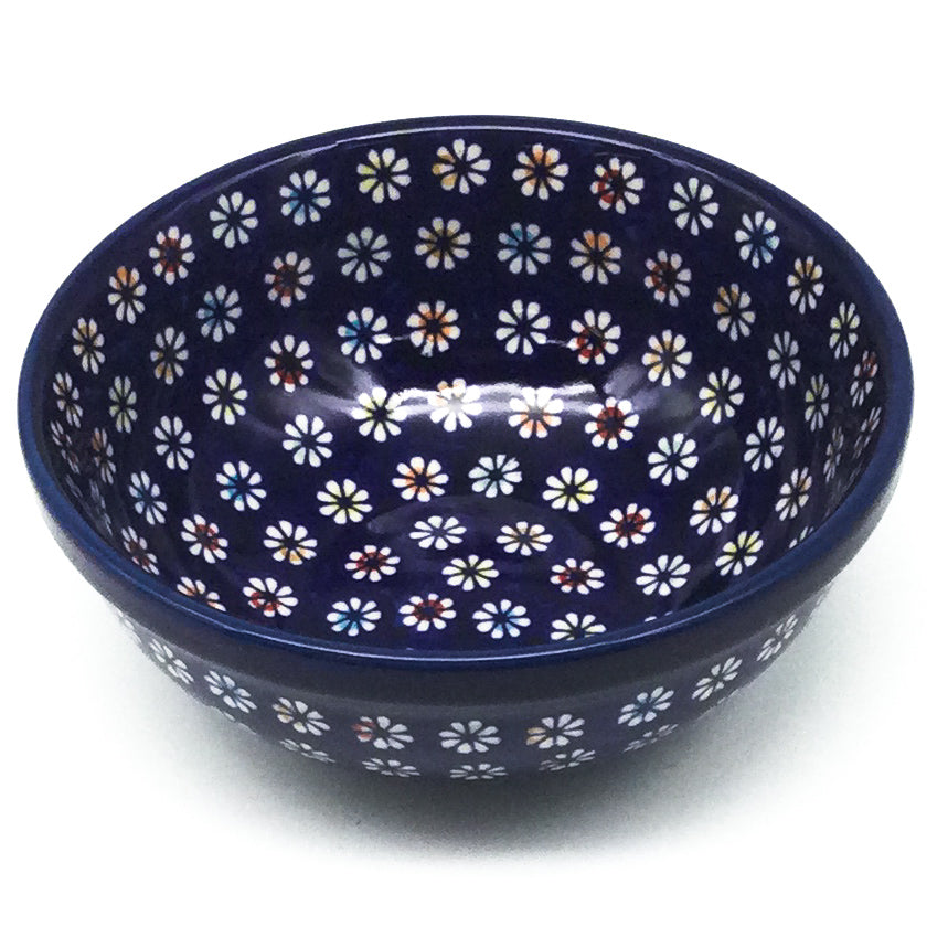 Dessert Bowl 12 oz in Tiny Flowers on Blue