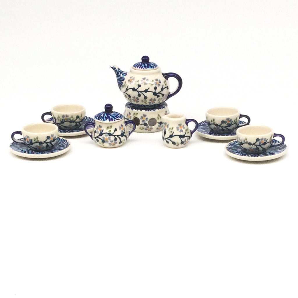 Tea Set-Miniature in Blue Meadow