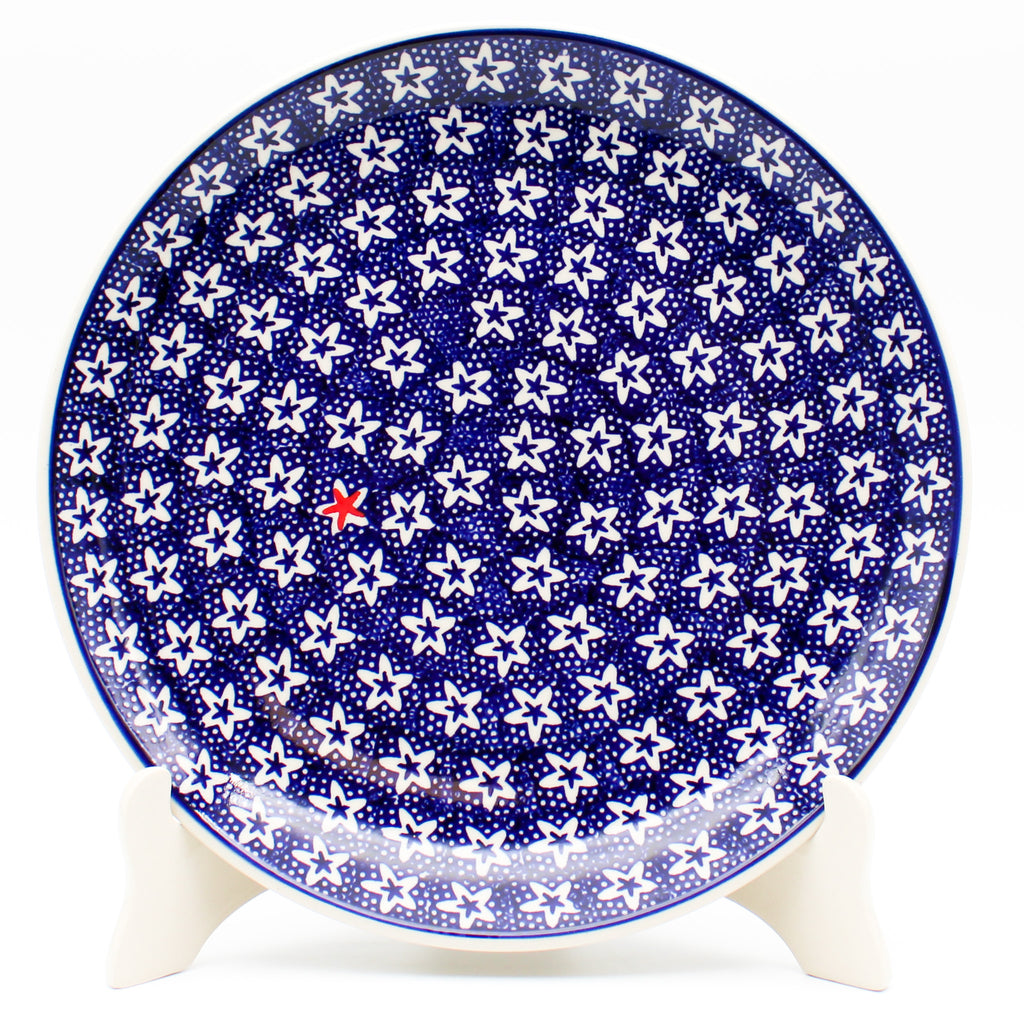 Dinner Plate 10" in Red Starfish