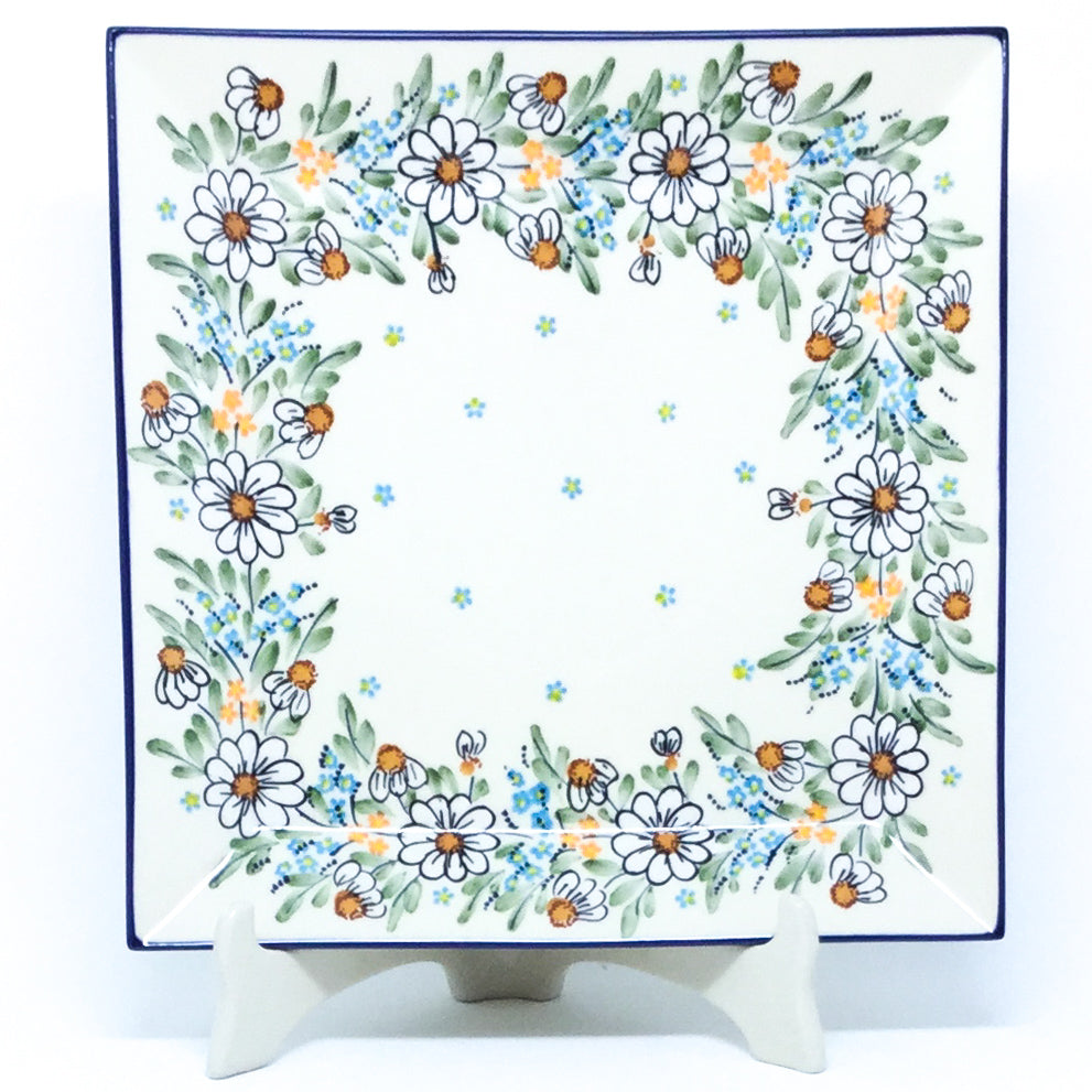 Square Platter in Spectacular Daisy