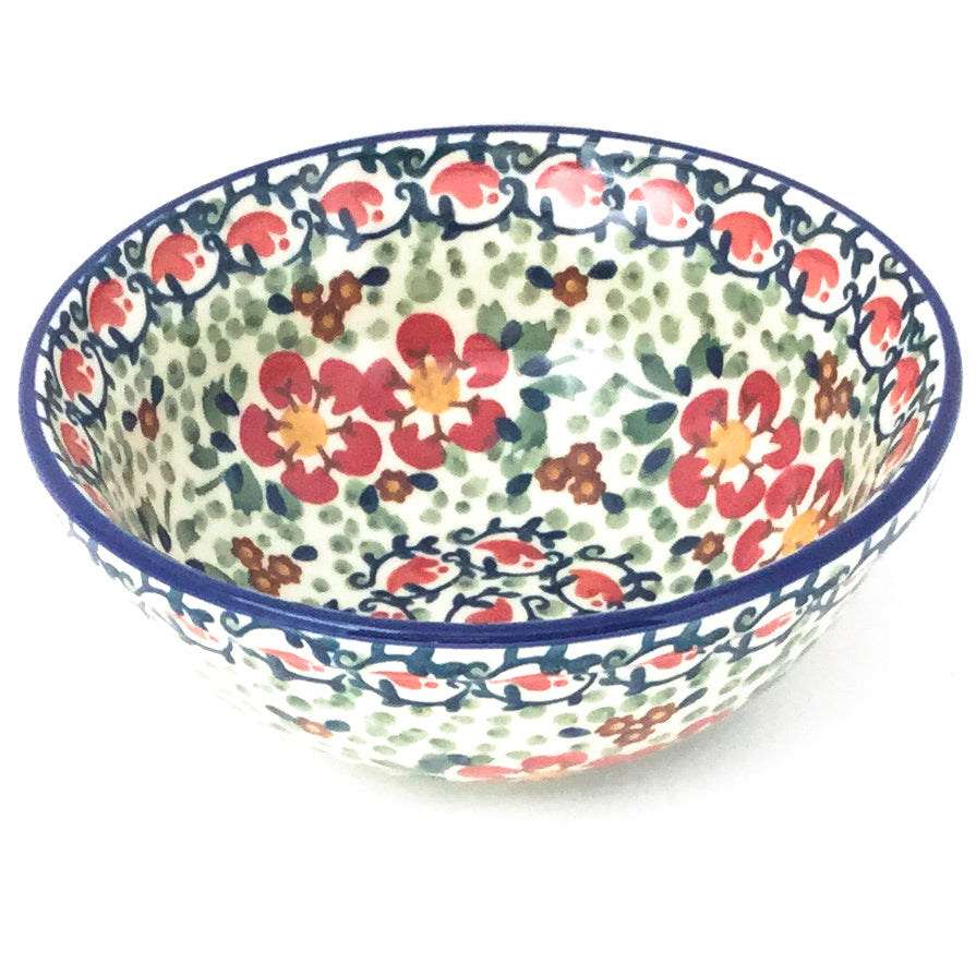 New Soup Bowl 20 oz in Red Poppies