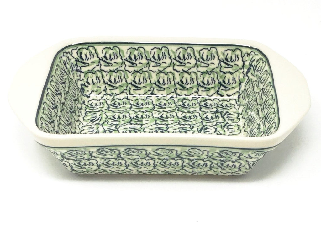 Polish Pottery Sm Rectangular Baker w/Lip 1186